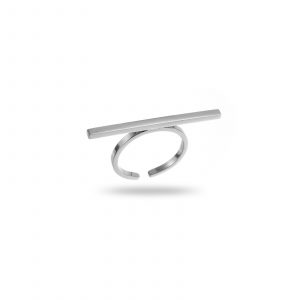 Bague Barre Verticale "Auréline"