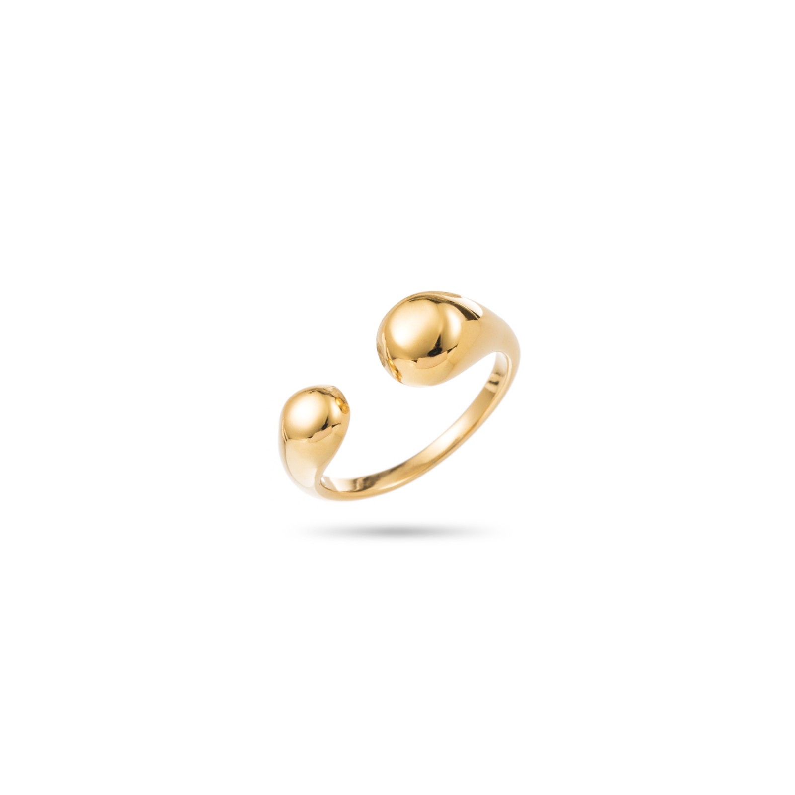 Bague ouverte inspirée des Bulles d’Acier “Séliane”